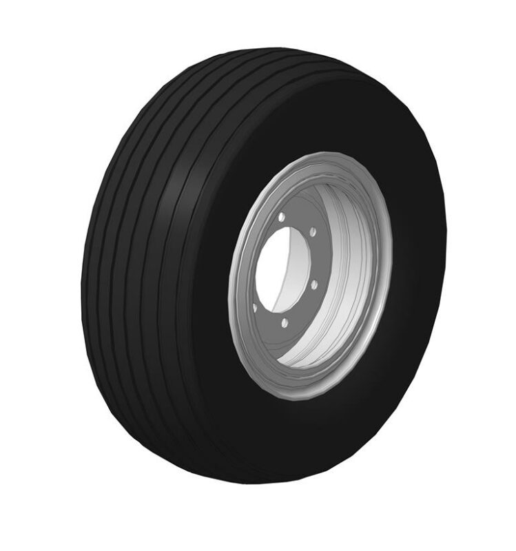 3D модель Колесо комплектное 10.0/75-15.3