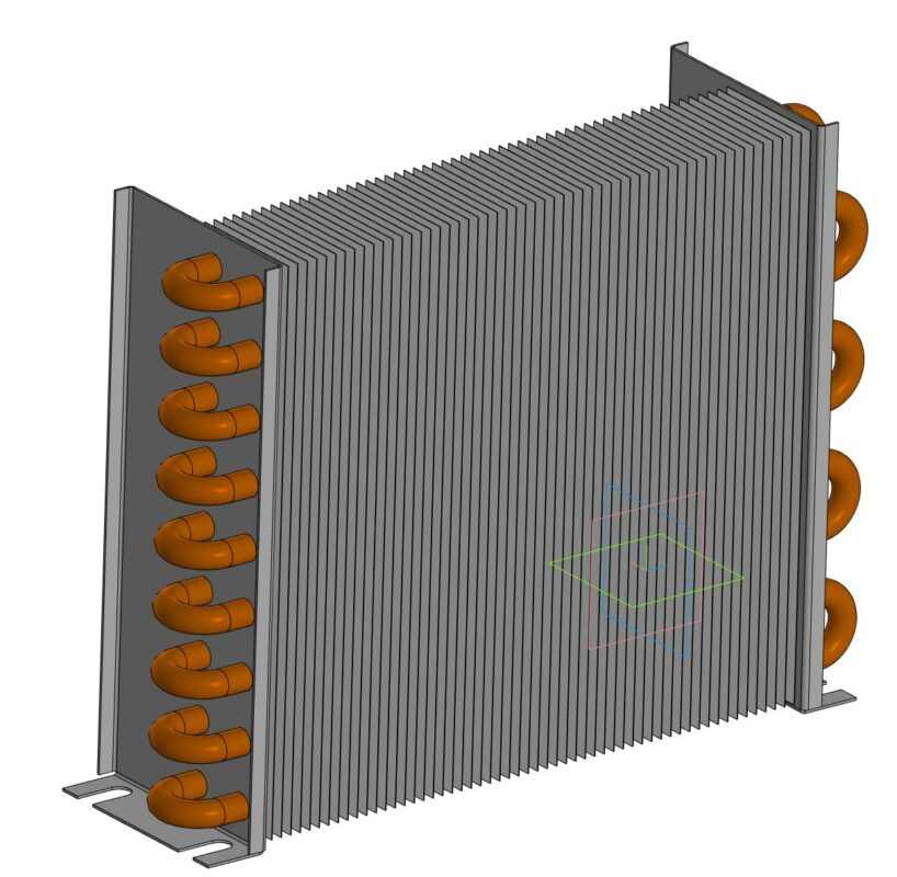 3D модель Конденсатор холодильника