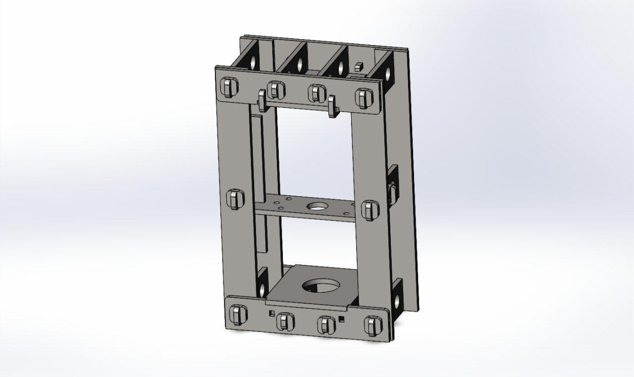 Чертеж Рама пресса для выпрессовки подшипников ступиц для сервиса или гаража