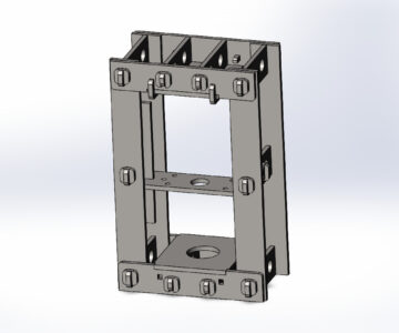 Чертеж Рама пресса для выпрессовки подшипников ступиц для сервиса или гаража