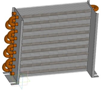 3D модель Конденсатор холодильника