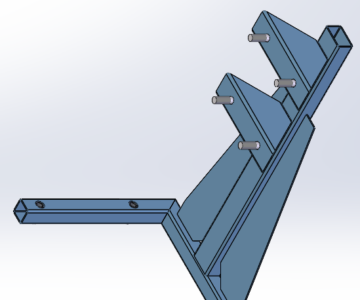 Чертеж Крепление запасного колеса на бортовую платформу