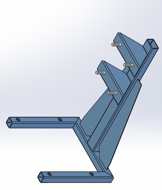 Чертеж Крепление запасного колеса на бортовую платформу