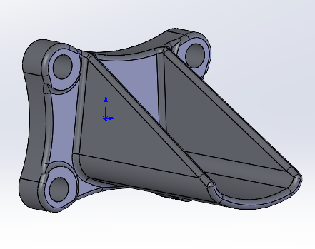 Чертеж Кронштейн дополнительной рессоры 43206