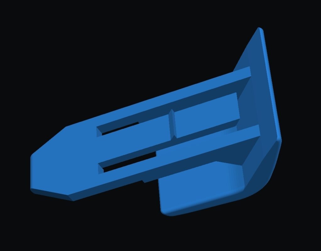 Чертеж Фиксатор-защёлка на Рено Меган 2