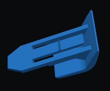 Чертеж Фиксатор-защёлка на Рено Меган 2