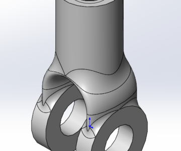 Чертеж Вилка 50-3502203
