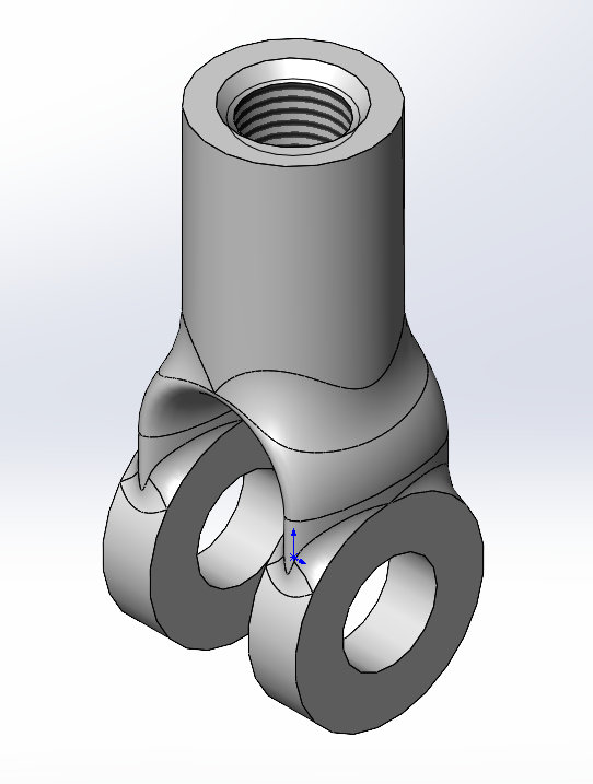 Чертеж Вилка 50-3502203