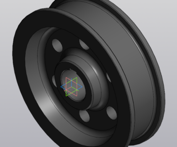 3D модель Колесо мостового крана НЗ-194