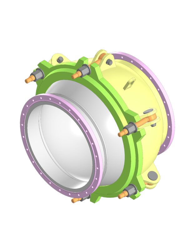 3D модель Шаровое соединение Ду=700мм