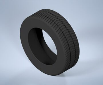 3D модель Шина R 18