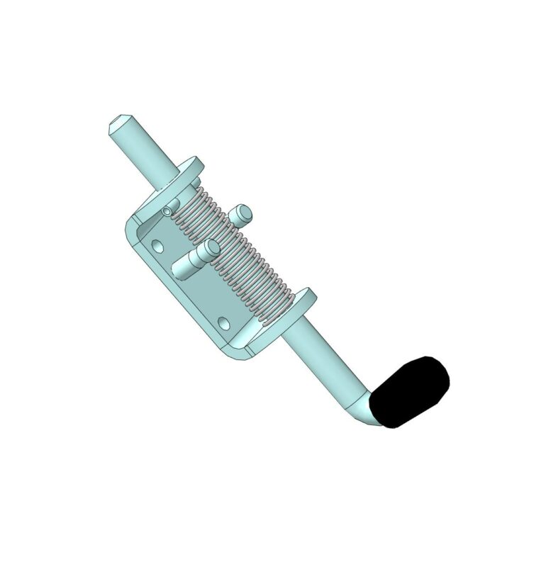 3D модель Пружинный засов-шпингалет