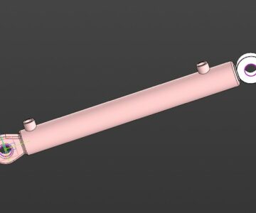 3D модель Гидроцилиндр 63 40 320