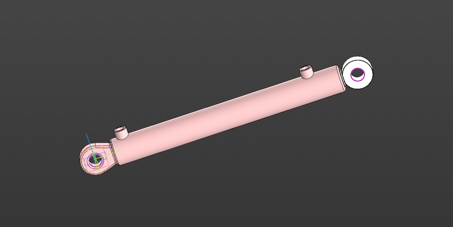 3D модель Гидроцилиндр 63 40 320