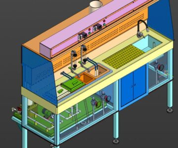 3D модель Установка нанесения иммерсионного олова