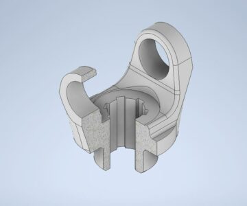 3D модель Вилка карданного вала 21050-2202022-00