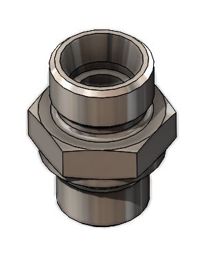 3D модель Ввертное резьбовое соединение (штуцер - 20 вариантов)