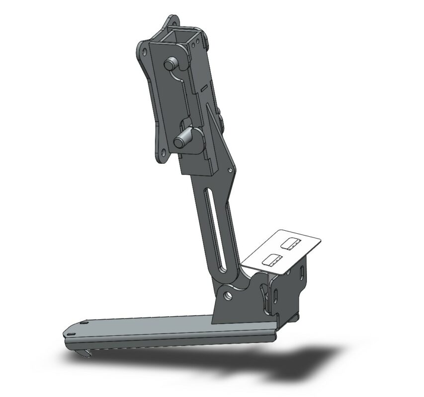 3D модель Кронштейн датчика эхолота Lowrance Triple CHot