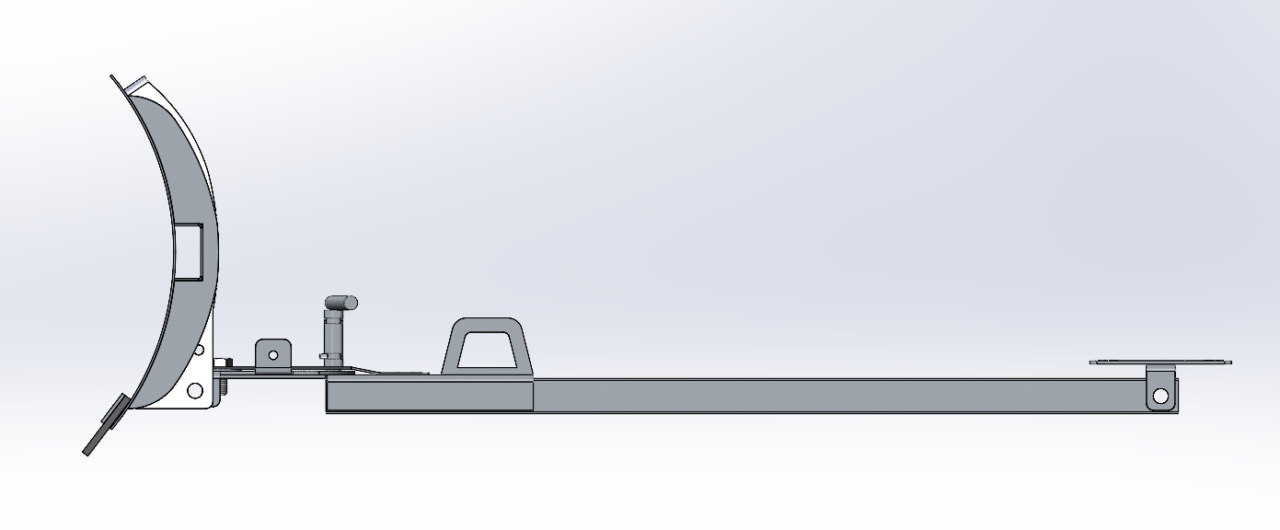 3D модель Снегоотвал для квадроцикла