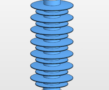 3D модель Изолятор ОСК 12,5-35-А/Б/В/Г/Д/Р-З УХЛ 1