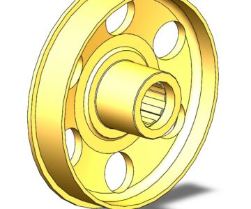 Чертеж Шкив напорного механизма экскаваторов ЭКГ-4