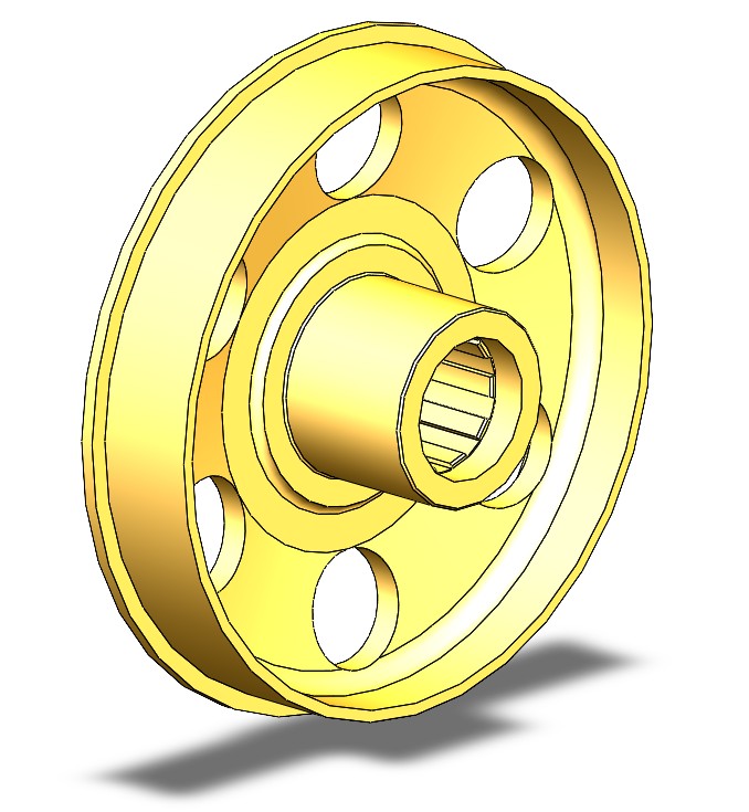 Чертеж Шкив напорного механизма экскаваторов ЭКГ-4