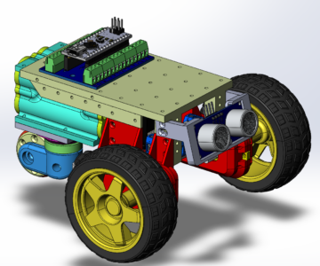 3D модель Машинка на ARDUINO