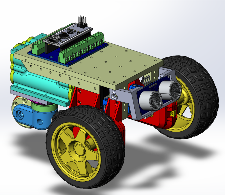 3D модель Машинка на ARDUINO