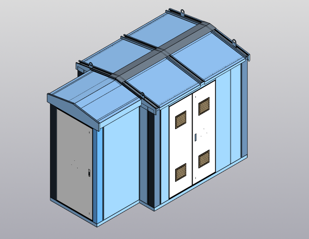 3D модель Сварная сборка КТПН-630