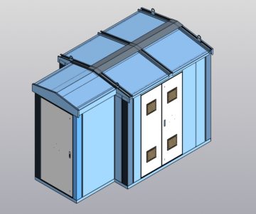 3D модель Сварная сборка КТПН-630