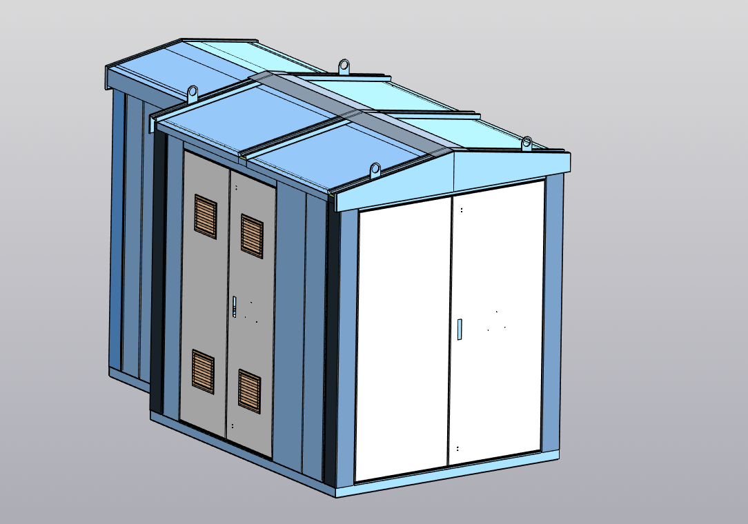3D модель Сварная сборка КТПН-630