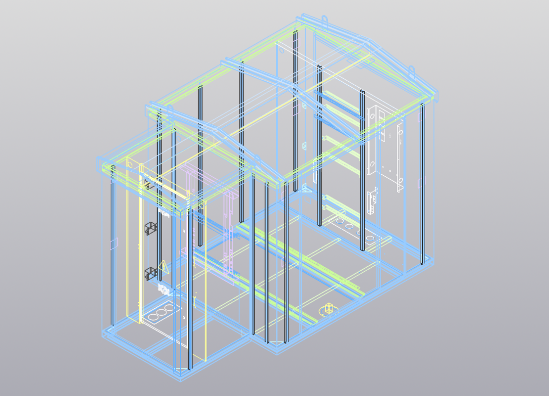 3D модель Сварная сборка КТПН-630