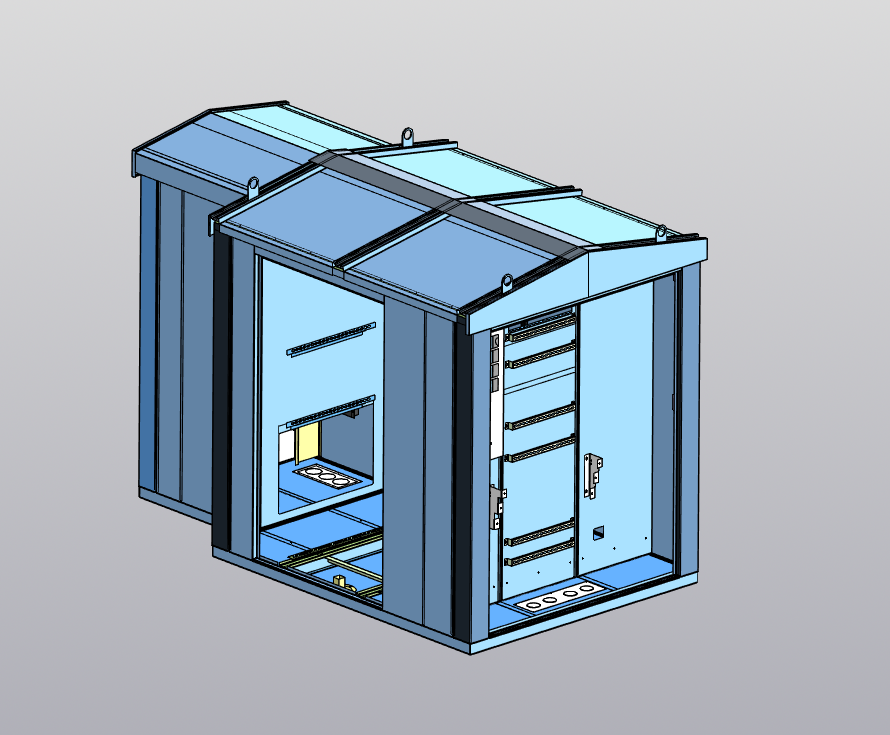 3D модель Сварная сборка КТПН-630