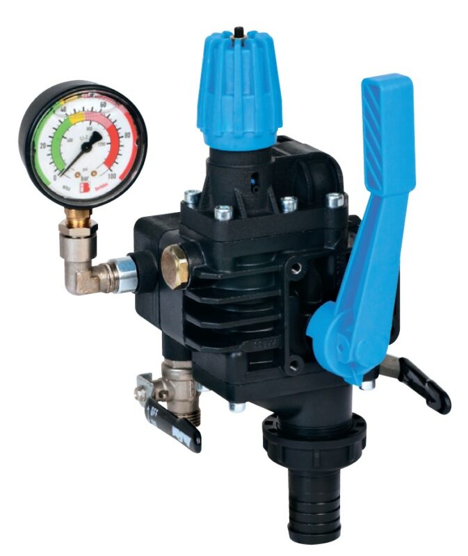 3D модель Корпус ручного распределителя Bertolini Multiduplo SV Regulators(3 вых.RS) без фитингов