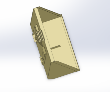 3D модель Ковш бобкэт увеличенный 1 м3