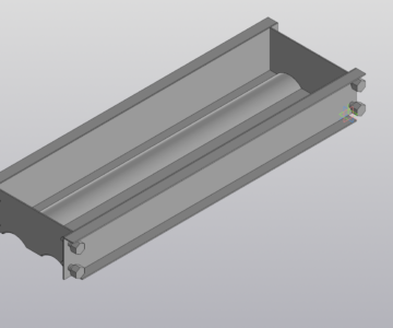 3D модель Форма для бетонирования бордюра