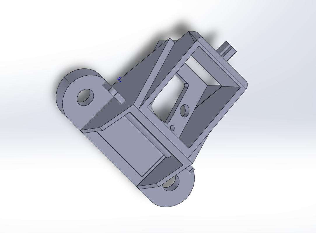 3D модель Крепление фронтальной камеры Рено Аркана