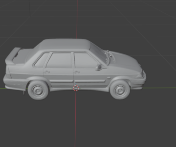 Чертеж 3д модель ВАЗ 2115