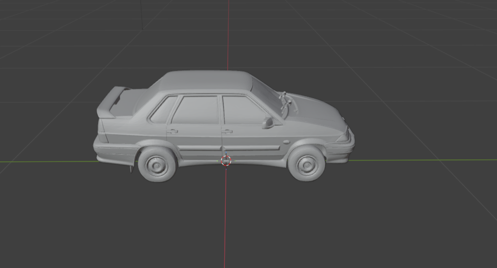 Чертеж 3д модель ВАЗ 2115