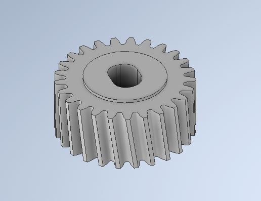 3D модель Шестерня складывания боковых зеркал Metsibishi Padjero 2006