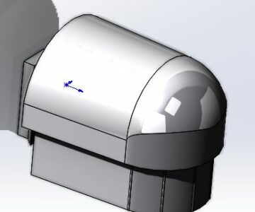 Чертеж Заглушка-ножка напольного вентилятора