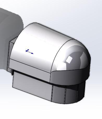 Чертеж Заглушка-ножка напольного вентилятора