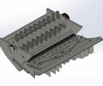 Чертеж Соломоизмельчитель КЗК-10-0290000А КЗС-1218 с барабаном и дефлектором ПАЛЕССЕ GS12