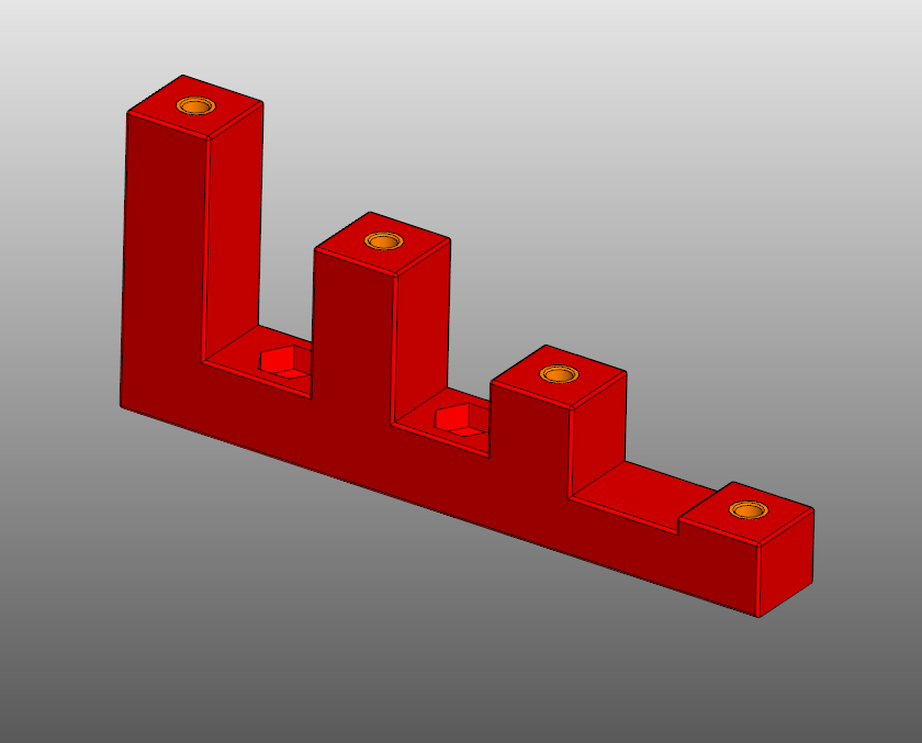 3D модель Ступенчатый изолятор лесенка 700А