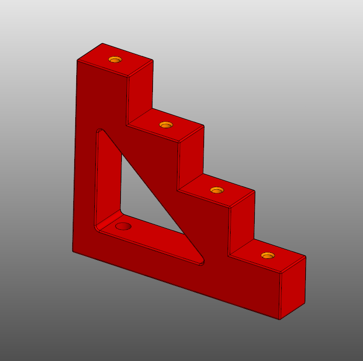 3D модель Ступенчатый изолятор лесенка 700А