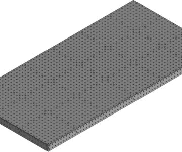 3D модель Сварочный стол 2950х1450х100 (без ножек)