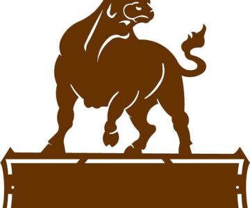 Чертеж Адресная табличка Бык