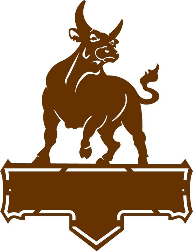 Чертеж Адресная табличка Бык