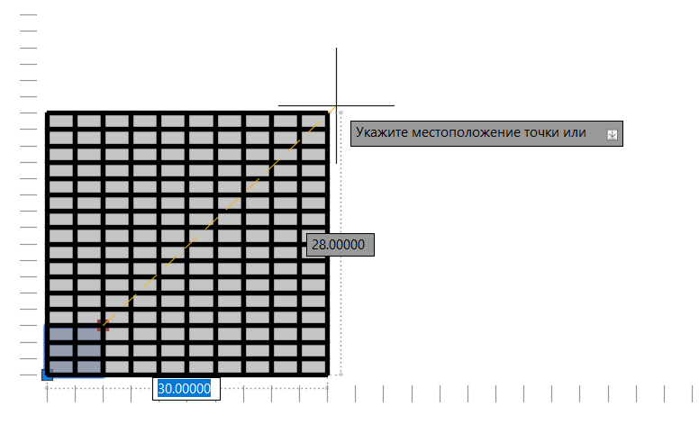 Чертеж Технологическая площадка из плит 2П30-18.30-Динамический блок
