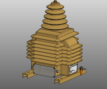 3D модель Трансформатор Напряжение ЗНОЛ-НТЗ-35-IV
